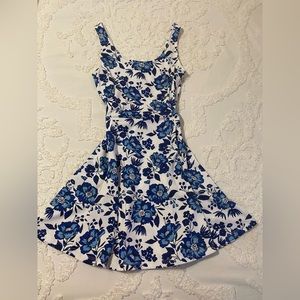 Gorgeous Blue and White Dress!